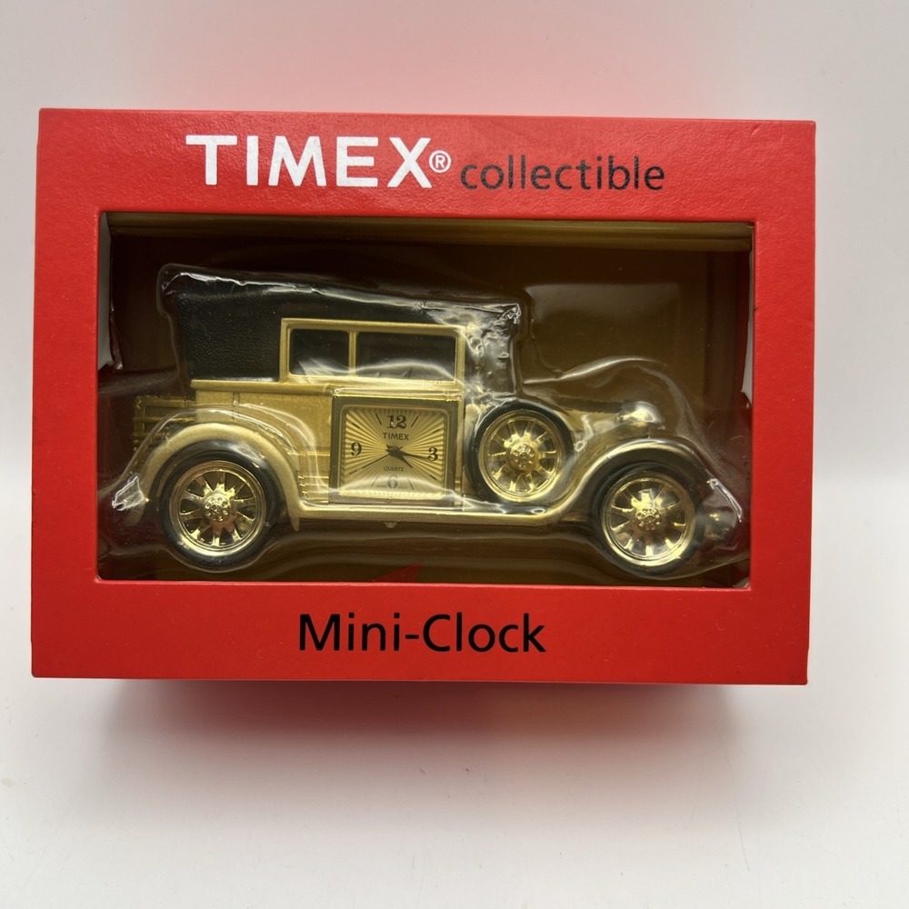 Vintage Timex Collectible Mini Clock Car  - New
